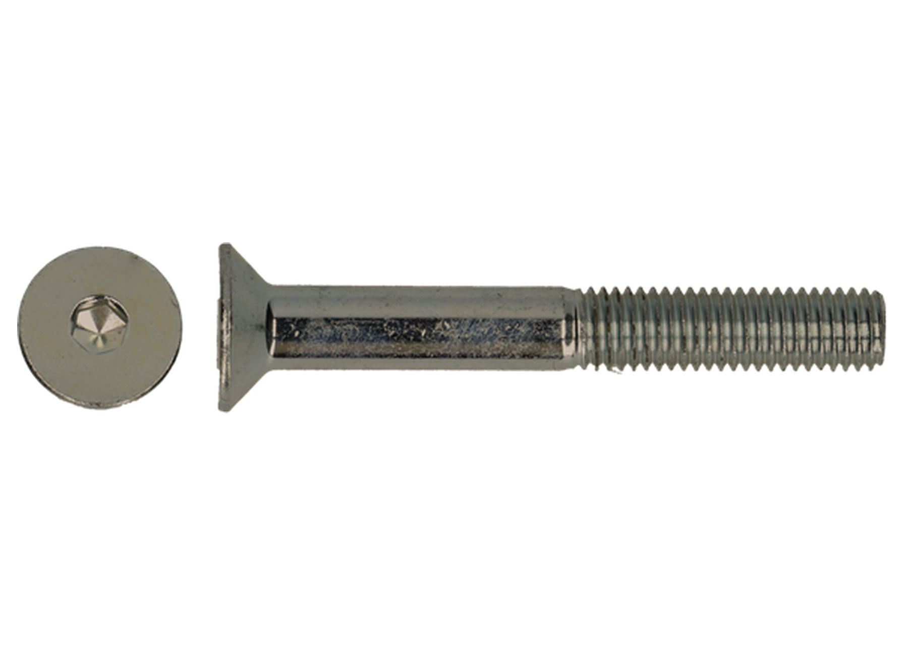 Inbusschroef met verzonken kop DIN 7991 M8 x 50 mm, RVS A4, 6 stuks