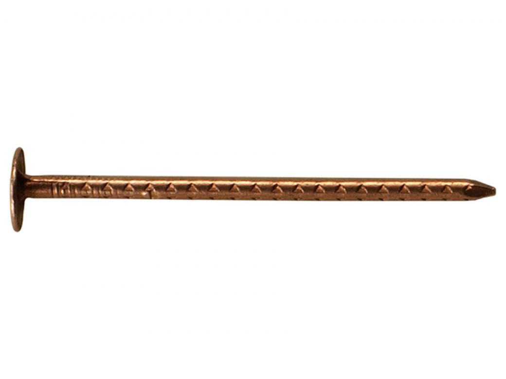 Pointe ardoise cuivre DIN 1160B tête large