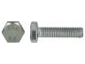 Boulon 8.8 DIN 933/934 zingué + écrou M6 x 80 mm, 15 pièces