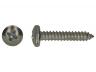Vis à tôle tête cylindrique DIN 7981 Ø4,2 x 16 mm, inox A2, 100 pièces