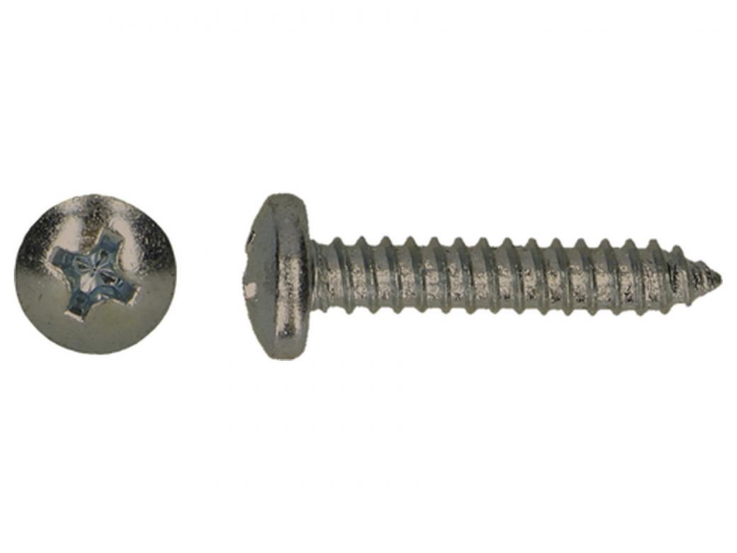 Vis à tôle tête cylindrique DIN 7981 inox A2