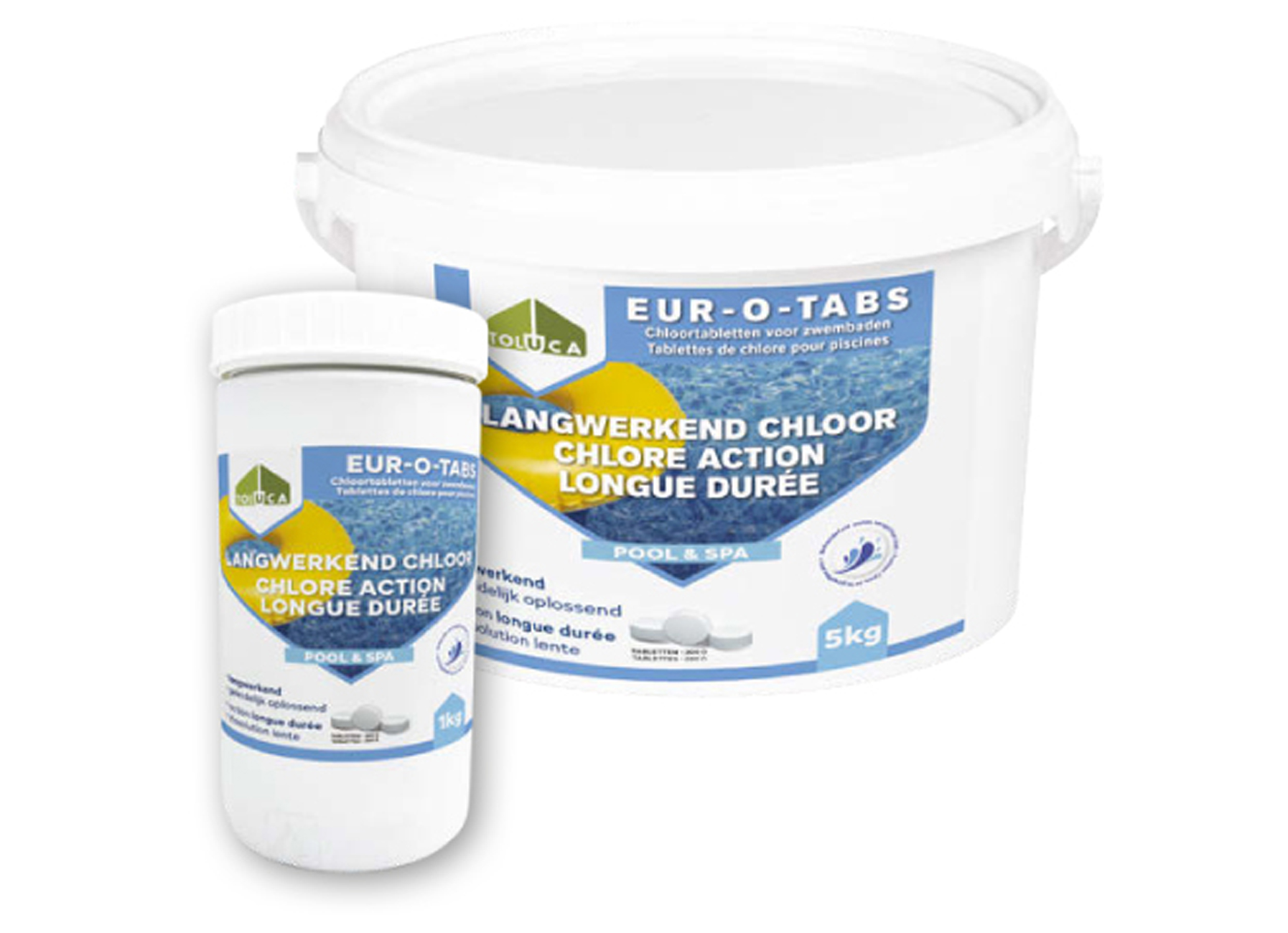 TOLUCA EUR-O-TABS CHLORE ACTION LONGUE PASTILLES 200G - 5KG