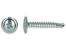 Zelfborende schroef bolkop met kraag Ø4,2 x 13 mm, verzinkt, doos 200 stuks