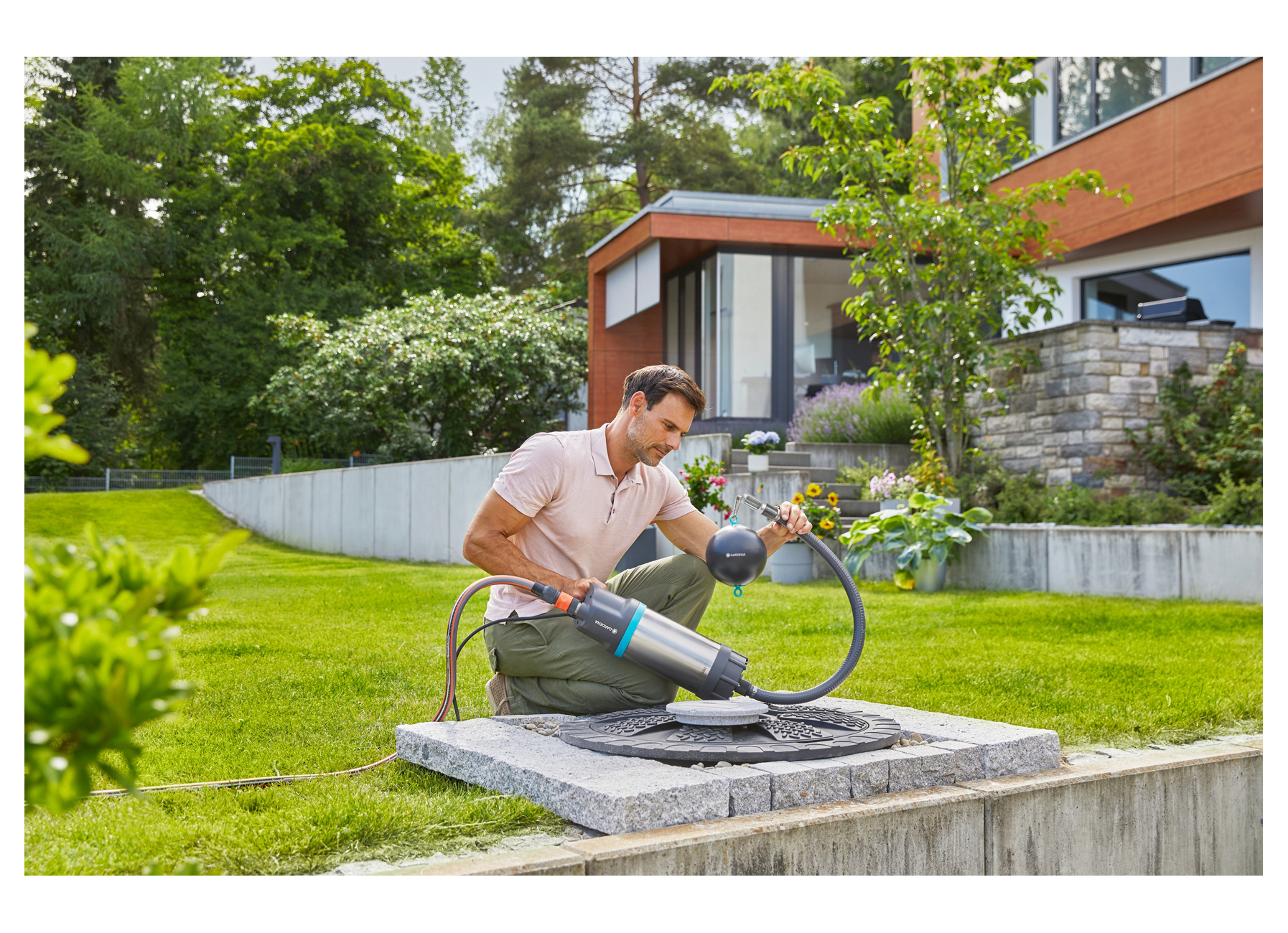 GARDENA DRIJVENDE AANZUIGBAL