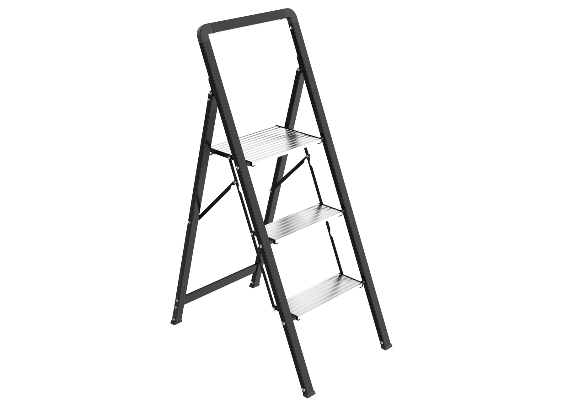 Ultraslim Black Trapladder - Aluminium - Zwart