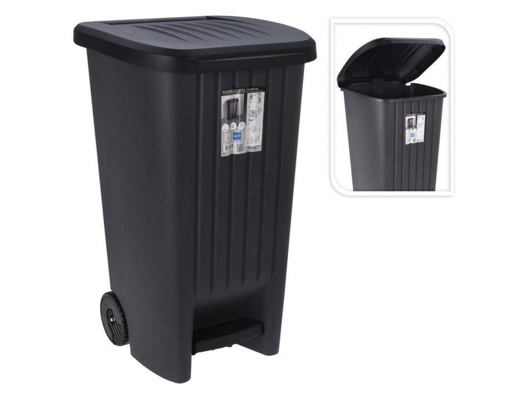 EDA POUBELLE EXTERIEURE 100L ANTHRACITE