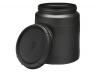 HDPE VAT SCHROEFDEKSEL ZWART 40L