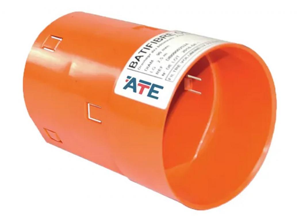 BATIFIBRE VERLOOPMOF Ø90 UITLOOP Ø110 PVC SN4 ORANJE