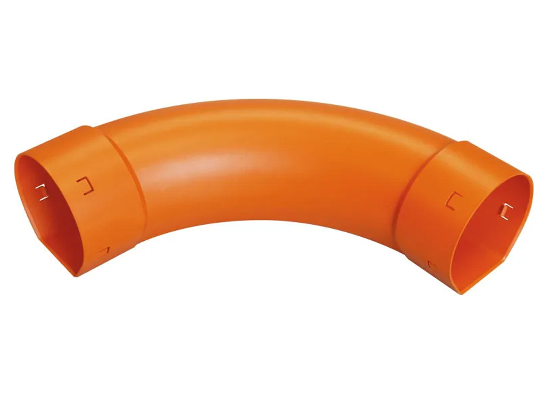 BATIFIBRE BOCHT 90° Ø90MM FF SN4 ORANJE