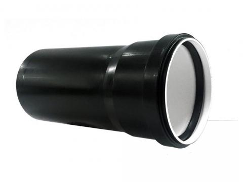 SANITAIRE BUIS PP ZWART Ø50MM 0.25M 1.8MM