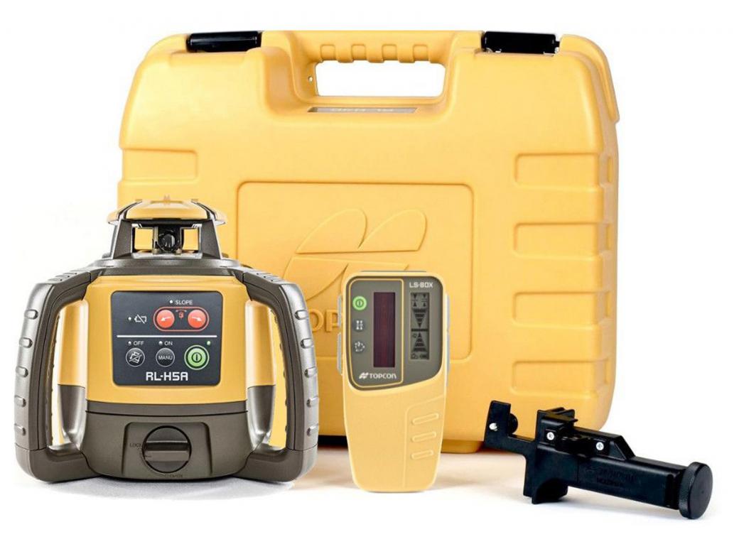 TOPCON ROTATIELASER RL-H5A + LS-80X