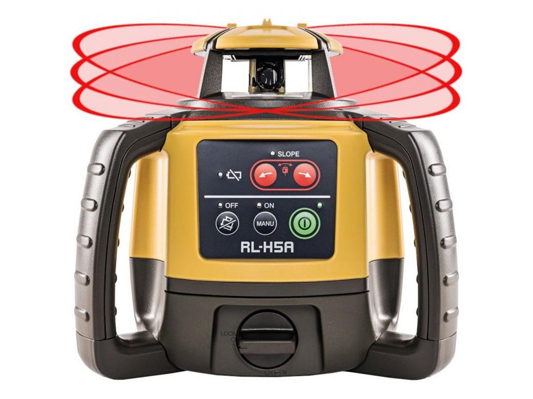 TOPCON ROTATIELASER RL-H5A + LS-80X
