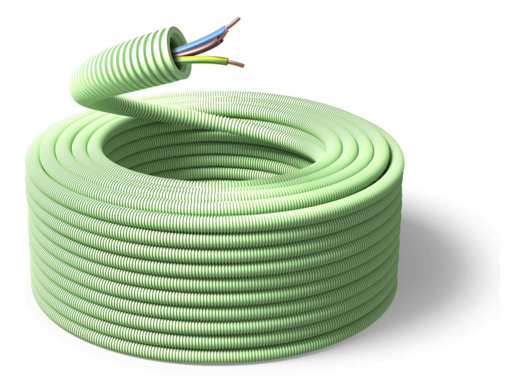 PROFILE VOORBEDRADE BUIS CCA GROEN 16MM 3G2,5 - 50M
