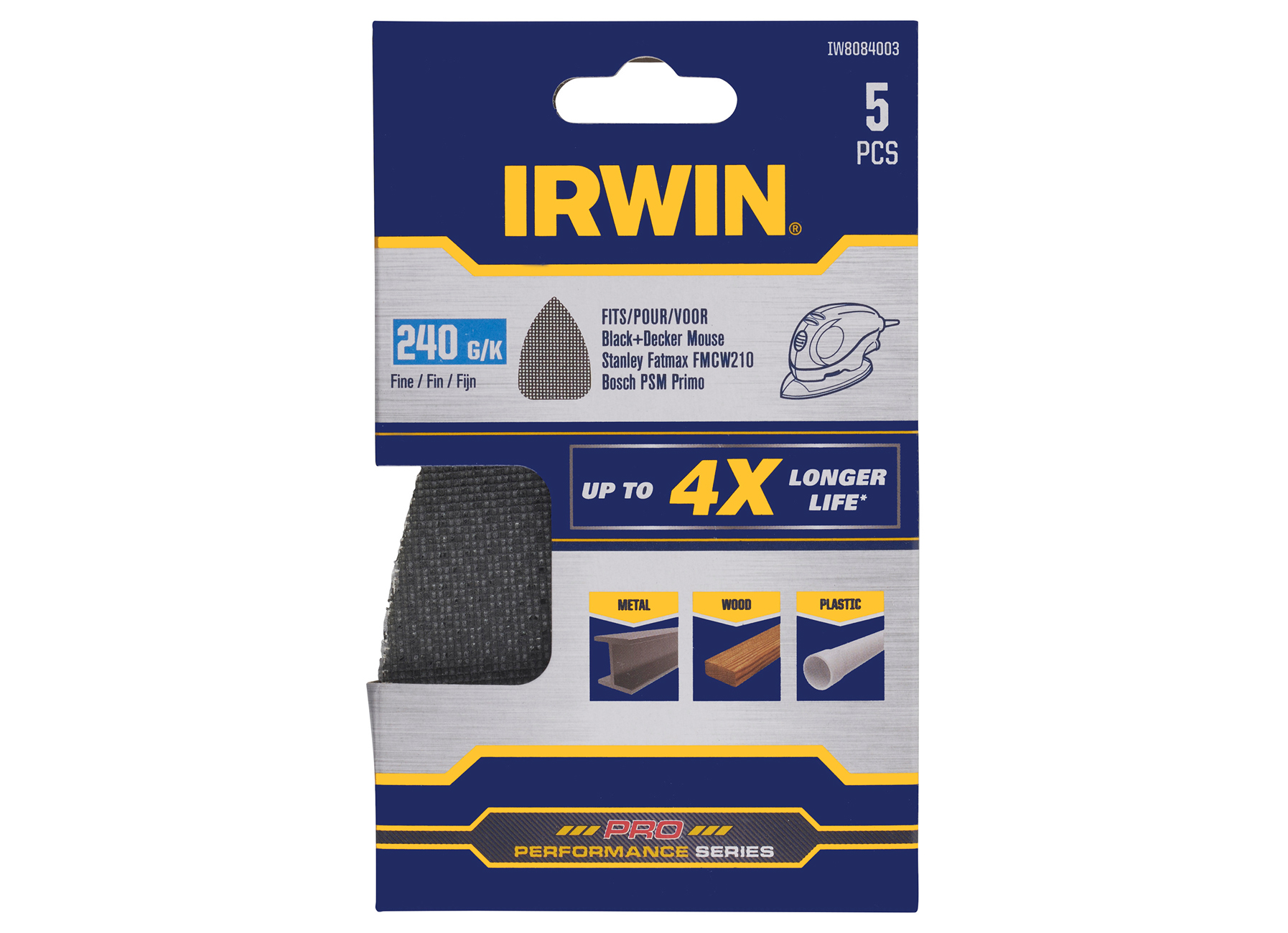 IRWIN SCHUURGAAS HANDPALM B+D MOUSE EN BOSCH PRIMO, KLITTENBAND, K240