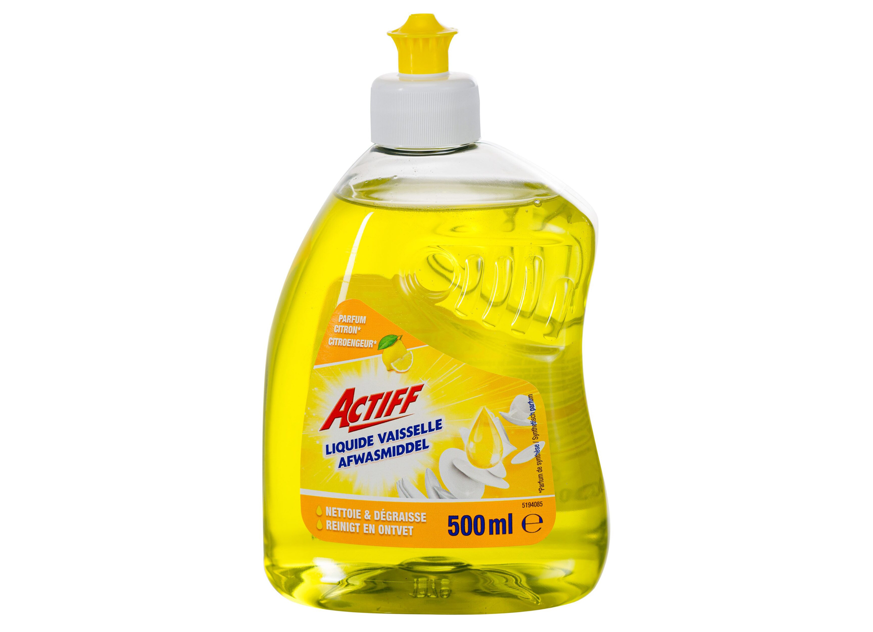 ACTIFF LIQUIDE VAISSELLE CITRON 500ML