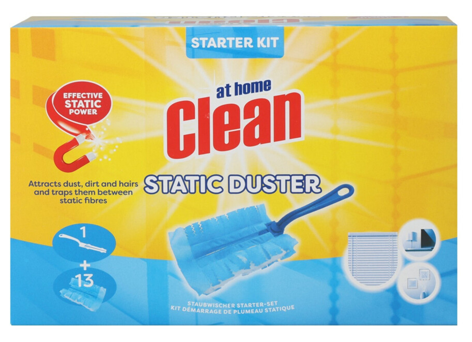 AT HOME CLEAN STATIC DUSTER START SET