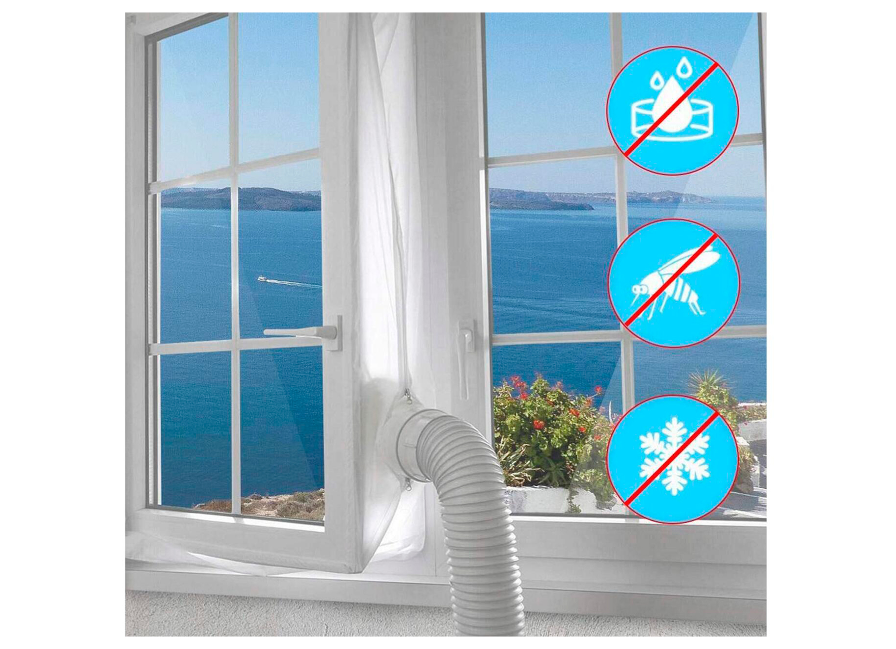 PROFILE RAAMAFDICHTINGSKIT VOOR MOBIELE AIRCO