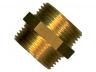 DUBBELE NIPPEL MESSING M/M 5/4''