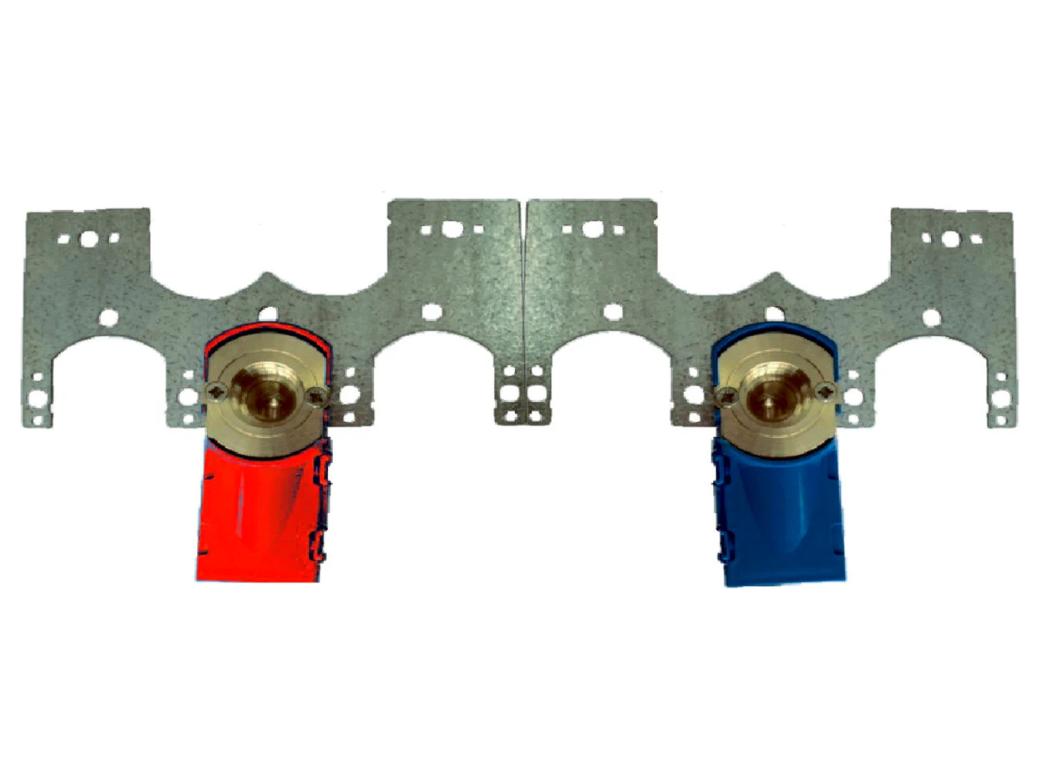 SANINSTAL set 2 inbouwdozen 3/4''''M x 1/2''''F