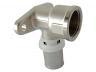 Persfitting universele muurplaat haaks 16 mm x 1/2'' binnendraad, 1 stuk in plastic zak