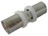 Universele rechte perskoppeling 16 x 16 mm, 1 stuk (plastic zak)