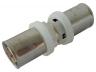 Universele rechte perskoppeling 20 x 20 mm, 1 stuk (plastic zak)