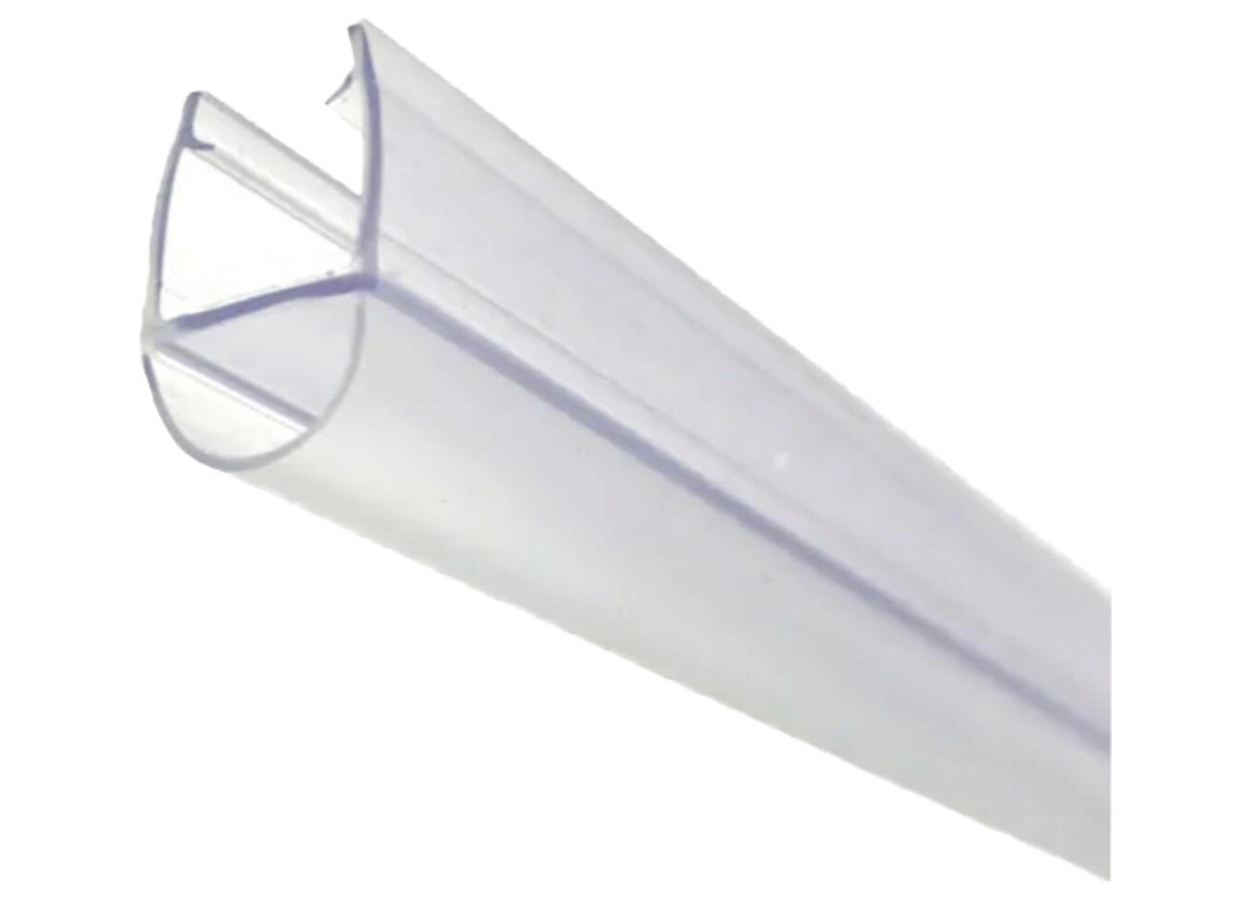 LAFINESS DOUCHESTRIP HOLLE RONDING ONDERAAN 110CM 8-10MM TRANSPARANT