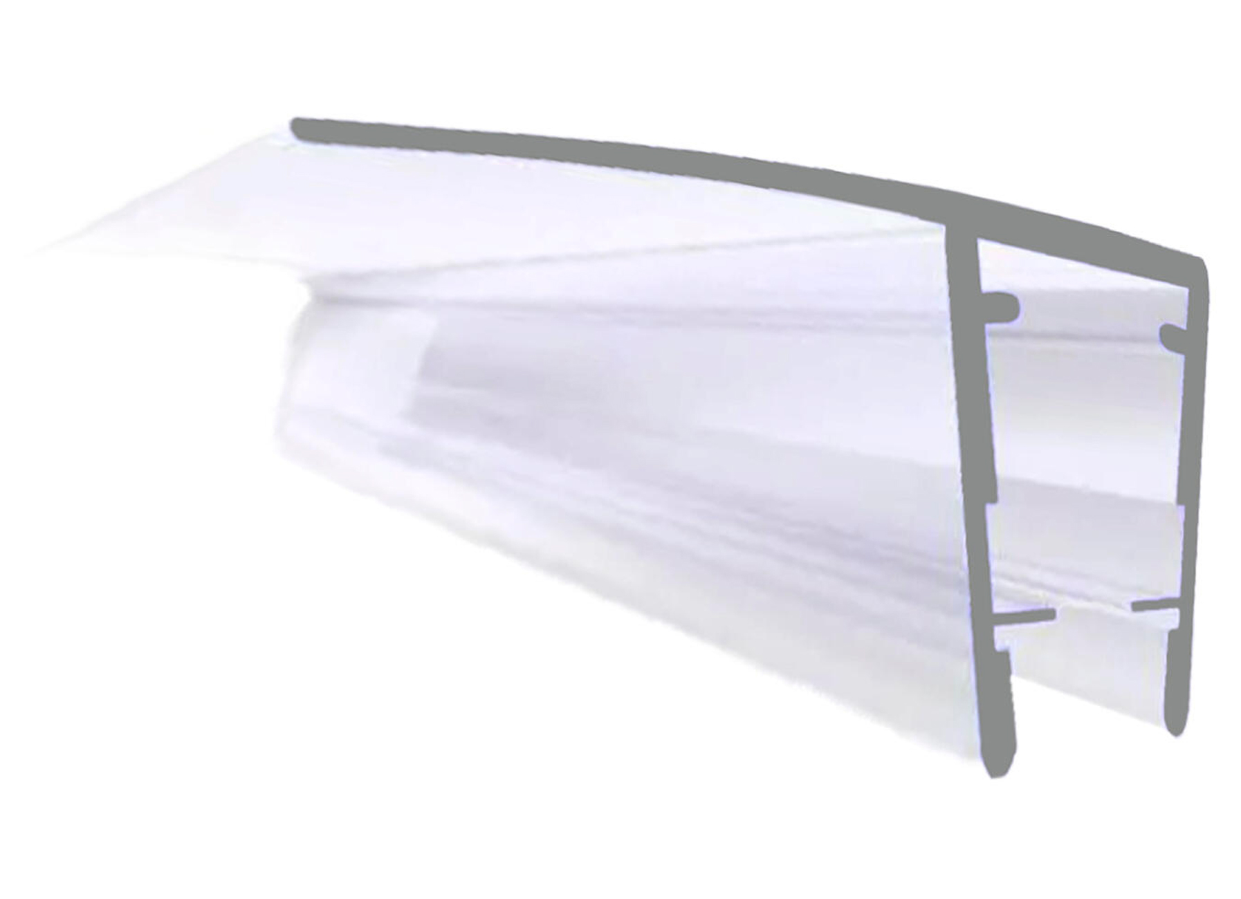 LAFINESS DOUCHESTRIP VERTICAAL 200CM 8-10MM TRANSPARANT