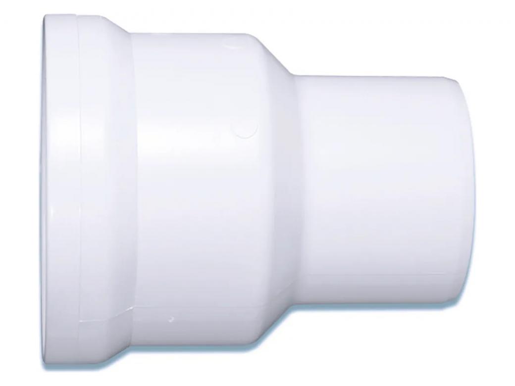Saninstal Abufix wc-aansluitstuk recht PVC