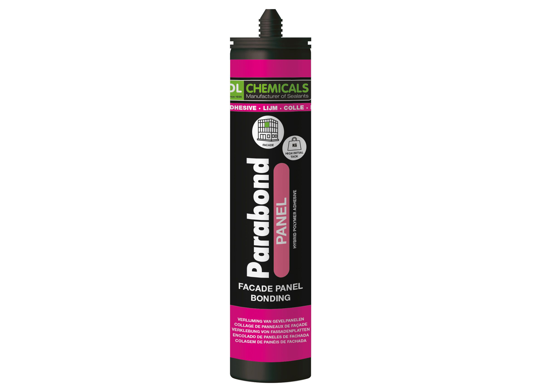 PARABOND PANEL ZWART 290ML