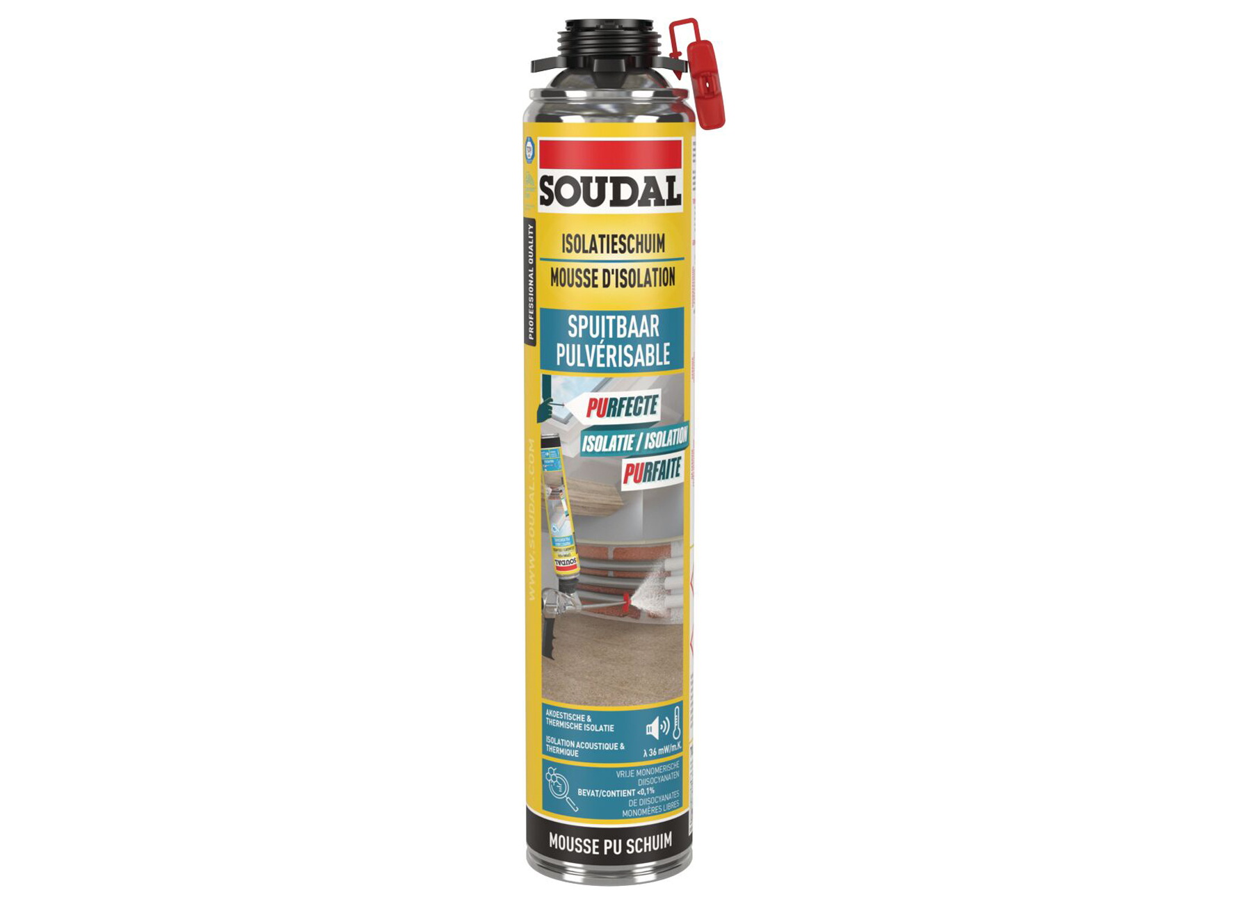 SOUDAL SPUITBAAR ISOLATIESCHUIM 700ML