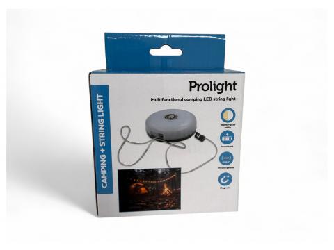 PROLIGHT Camping LED Lichtsnoer 10m Oplaadbaar