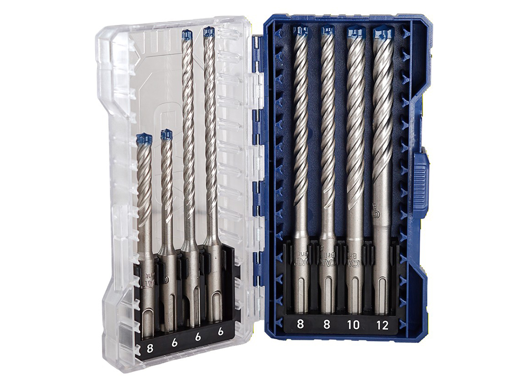 CARAT SET DE FOREST BRILLIANT SDS-PLUS 8PCS: 6, 8, 10 & 12MM