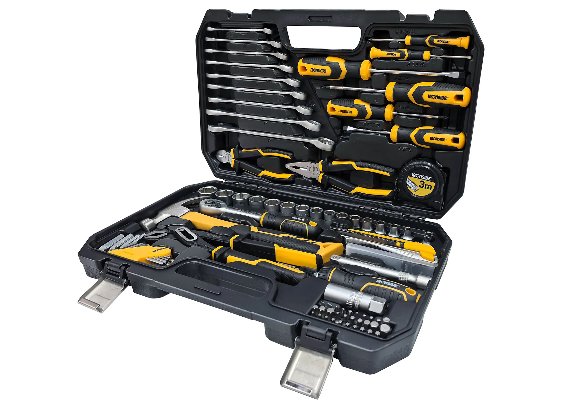 Ironside Mallette à outils 91 pièces 3/8''