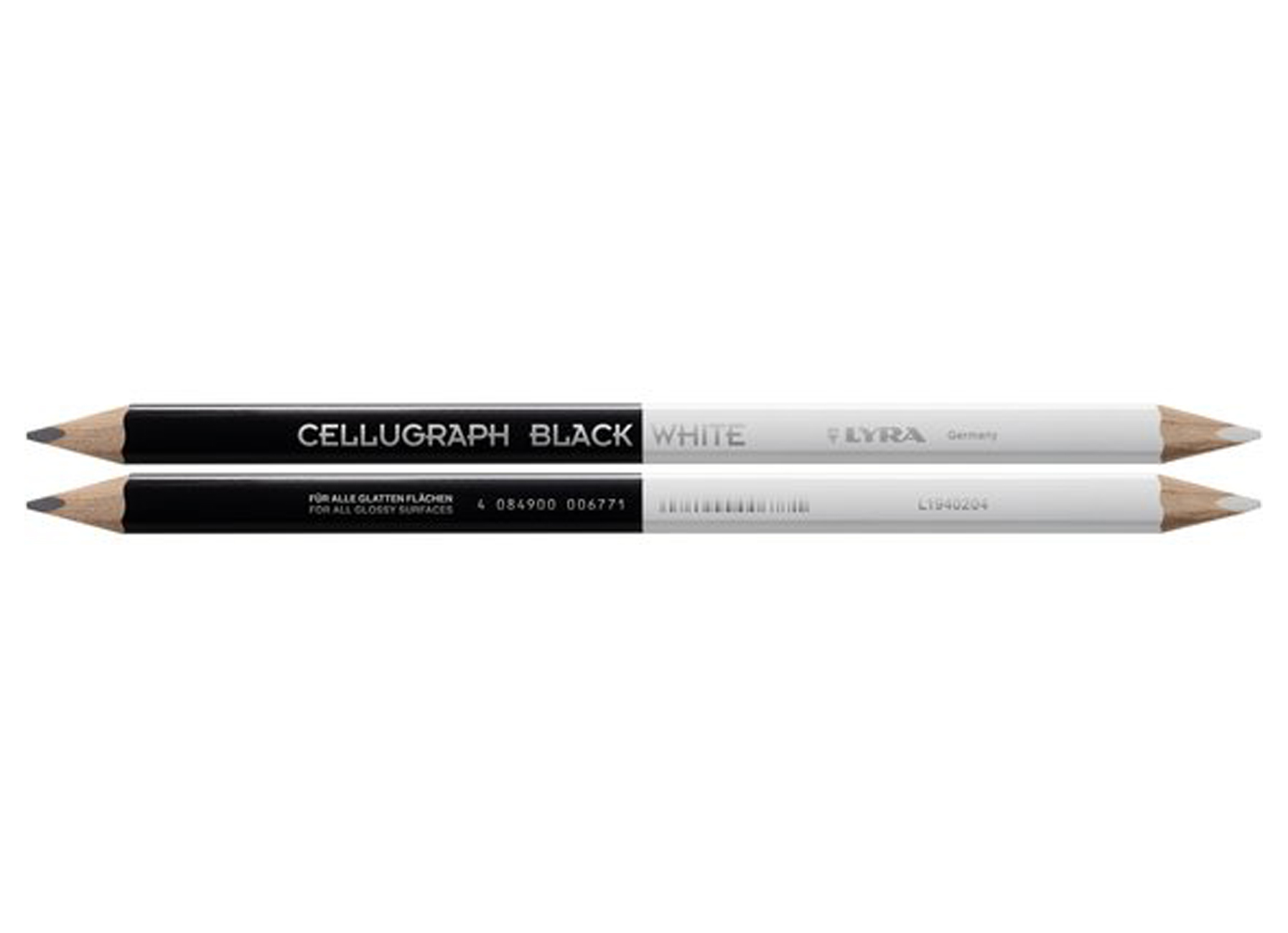 Crayon Lyra Cellugraph noir/blanc 24cm