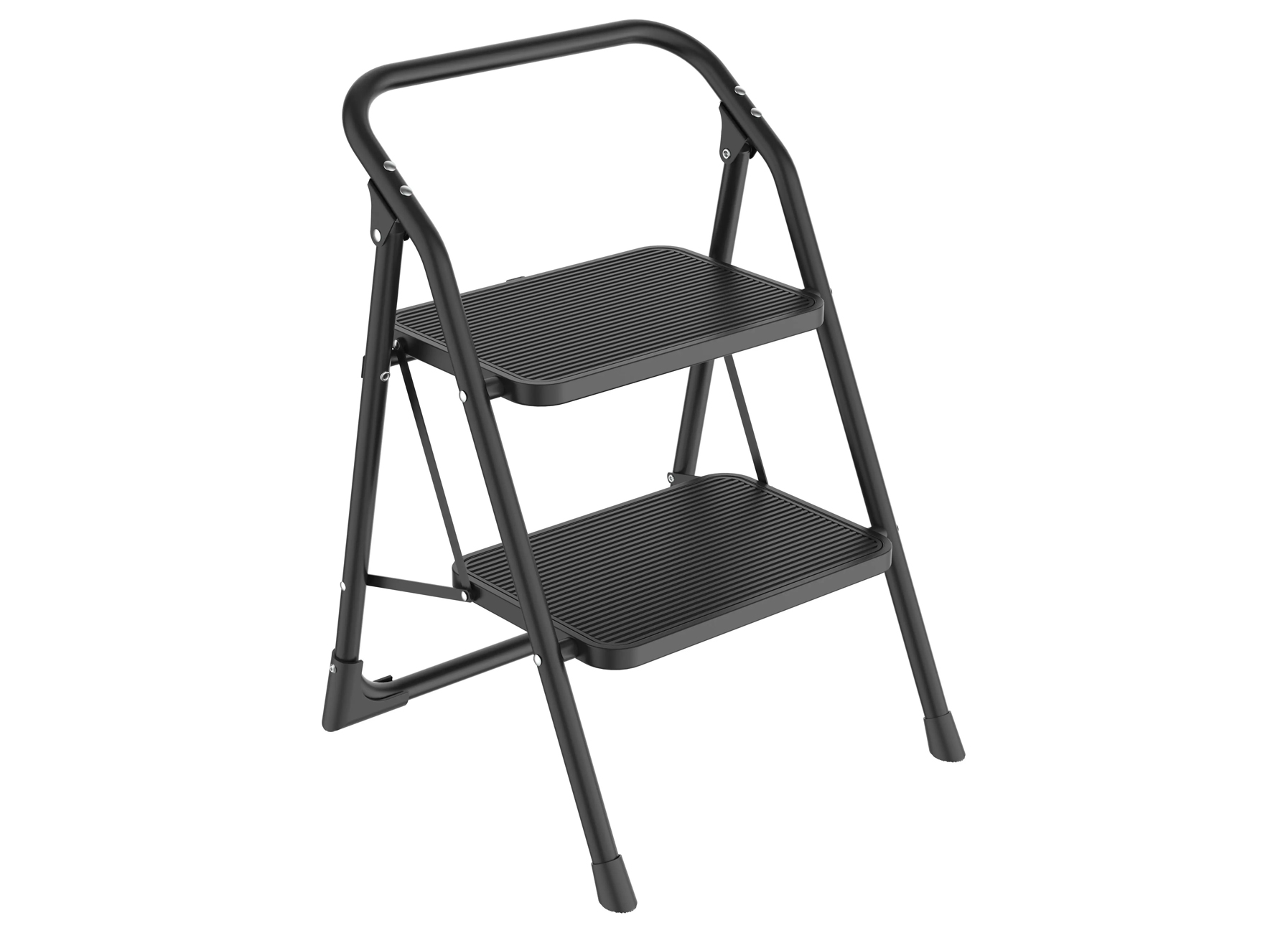 Escabeau Big Step 2 Marches Noir Mat
