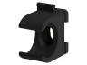 Veerklem voor buis Ø20 mm, zwart, PVC-box (50 stuks)