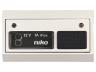 Bouton de sonnette filaire 12 V, blanc