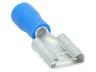 Carpoint vlakstekkerhuls type 544, 8,0 x 0,8 mm, blauw, 10 stuks