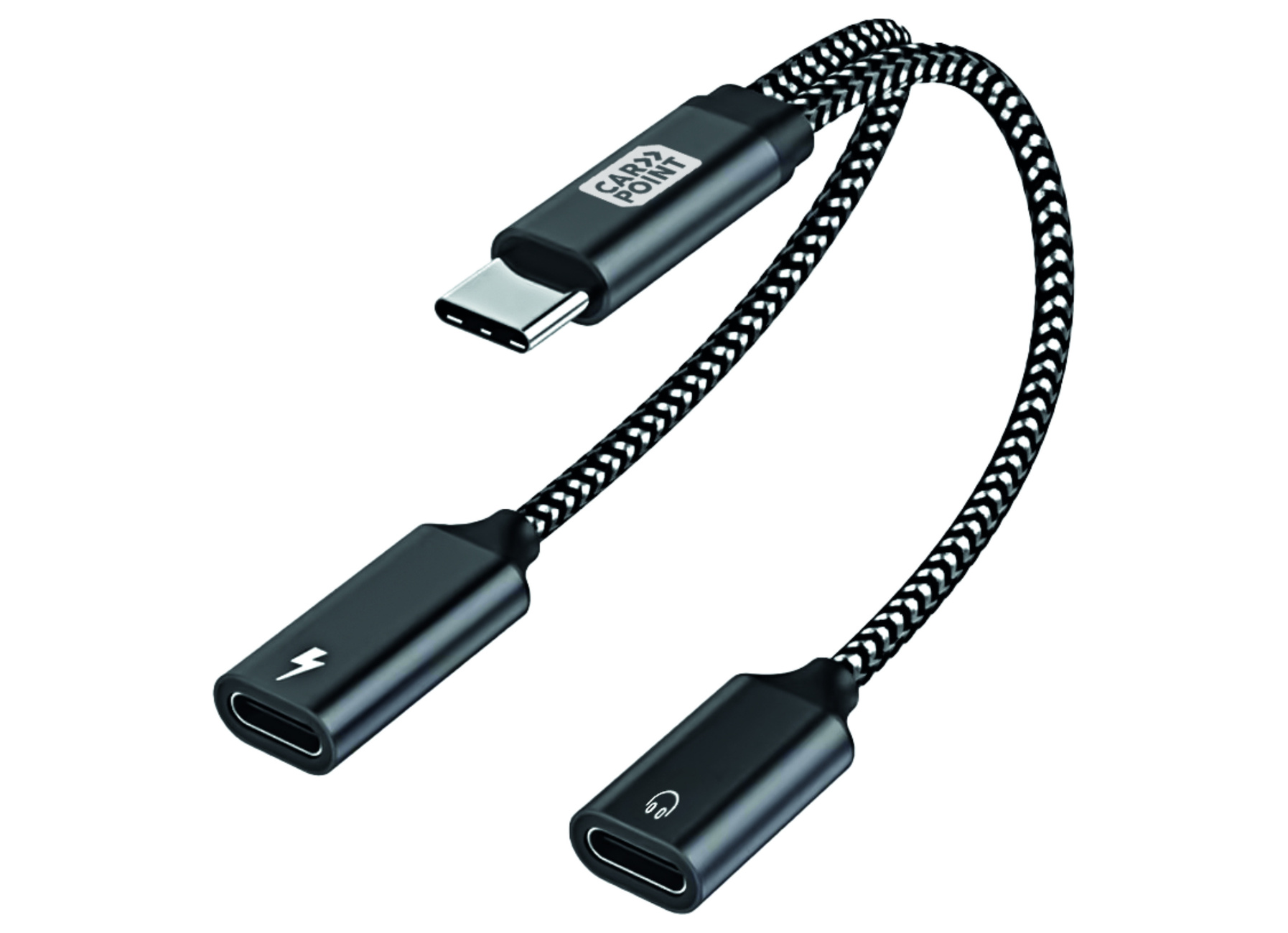 Carpoint adaptateur 2-en-1 USB-C vers 2x USB-C
