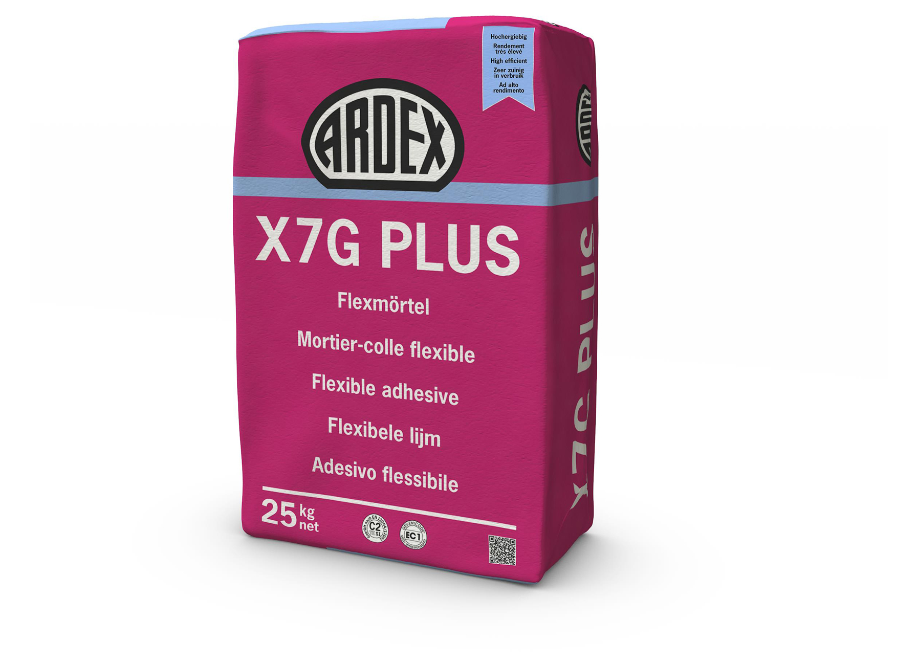 X7G PLUS FLEXLLIJM 5KG GRIJS