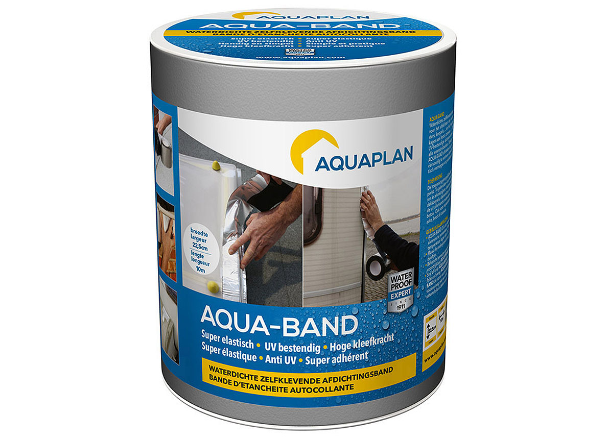 AQUA-BAND GRIJS 10M X 22.5CM