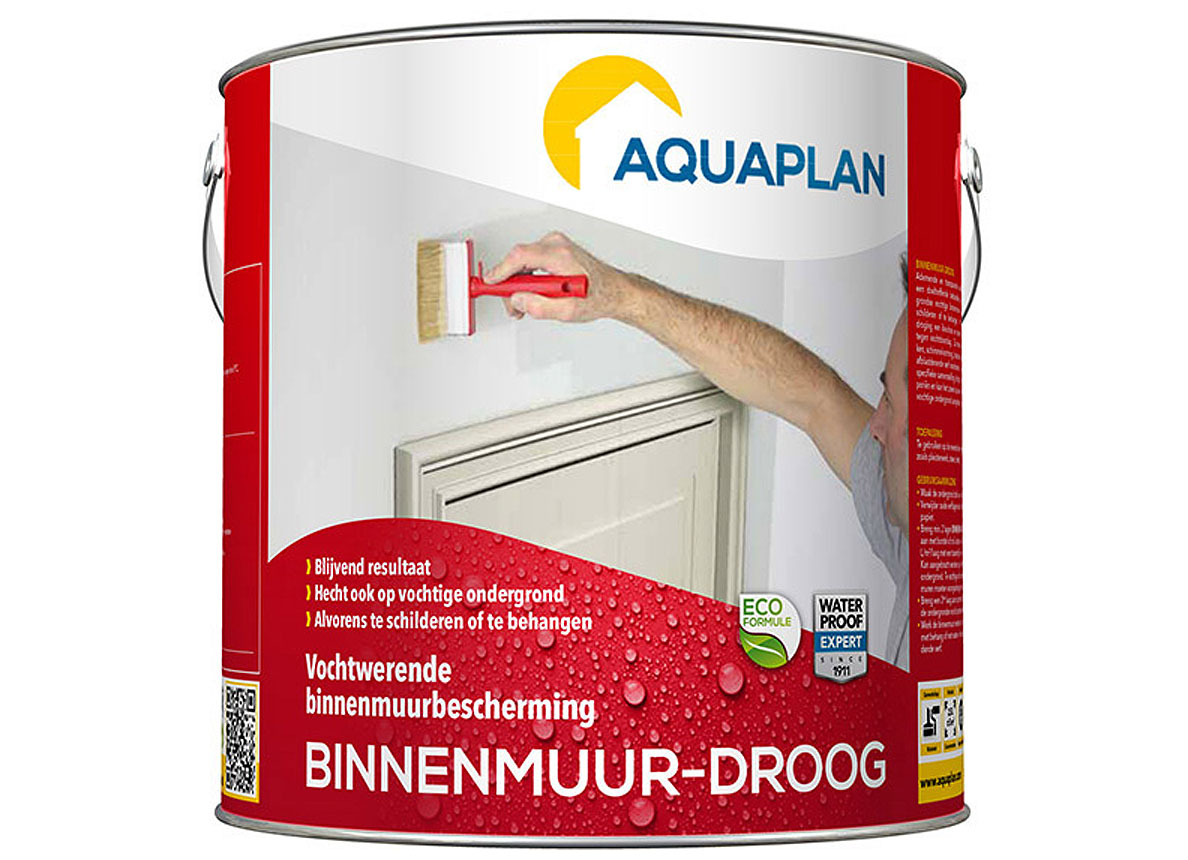 BINNENMUUR-DROOG 2.5 L AQUAPLAN