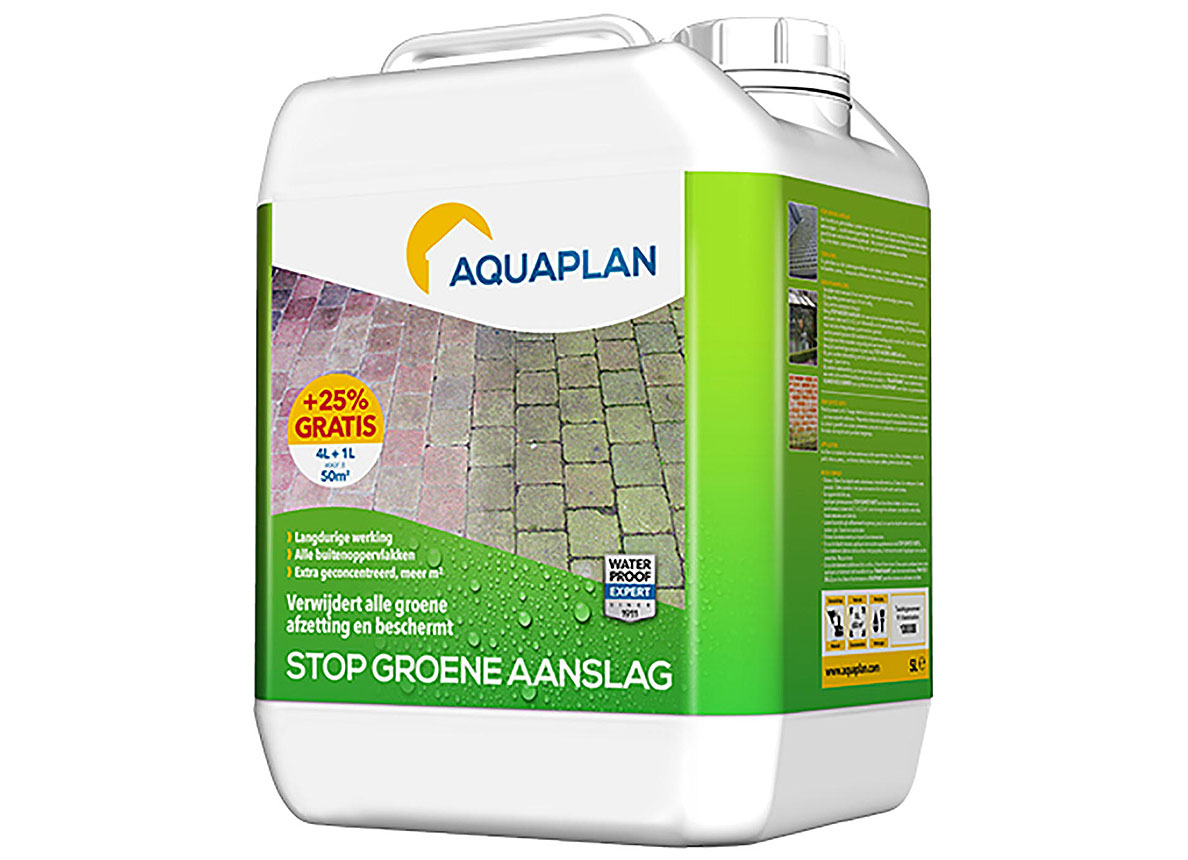AQUAPLAN STOP GROENE AANSLAG 4L+25%