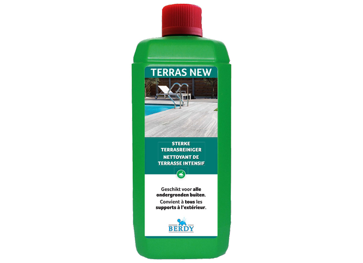 BERDY TERRAS NEW NETTOYANT PUISSANT POUR TERRASSES 1L