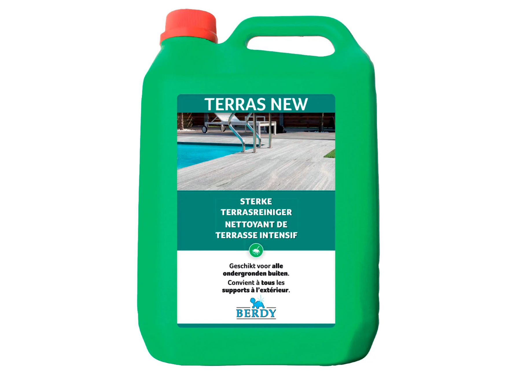 BERDY TERRAS NEW NETTOYANT PUISSANT POUIR TERRASSE 5L