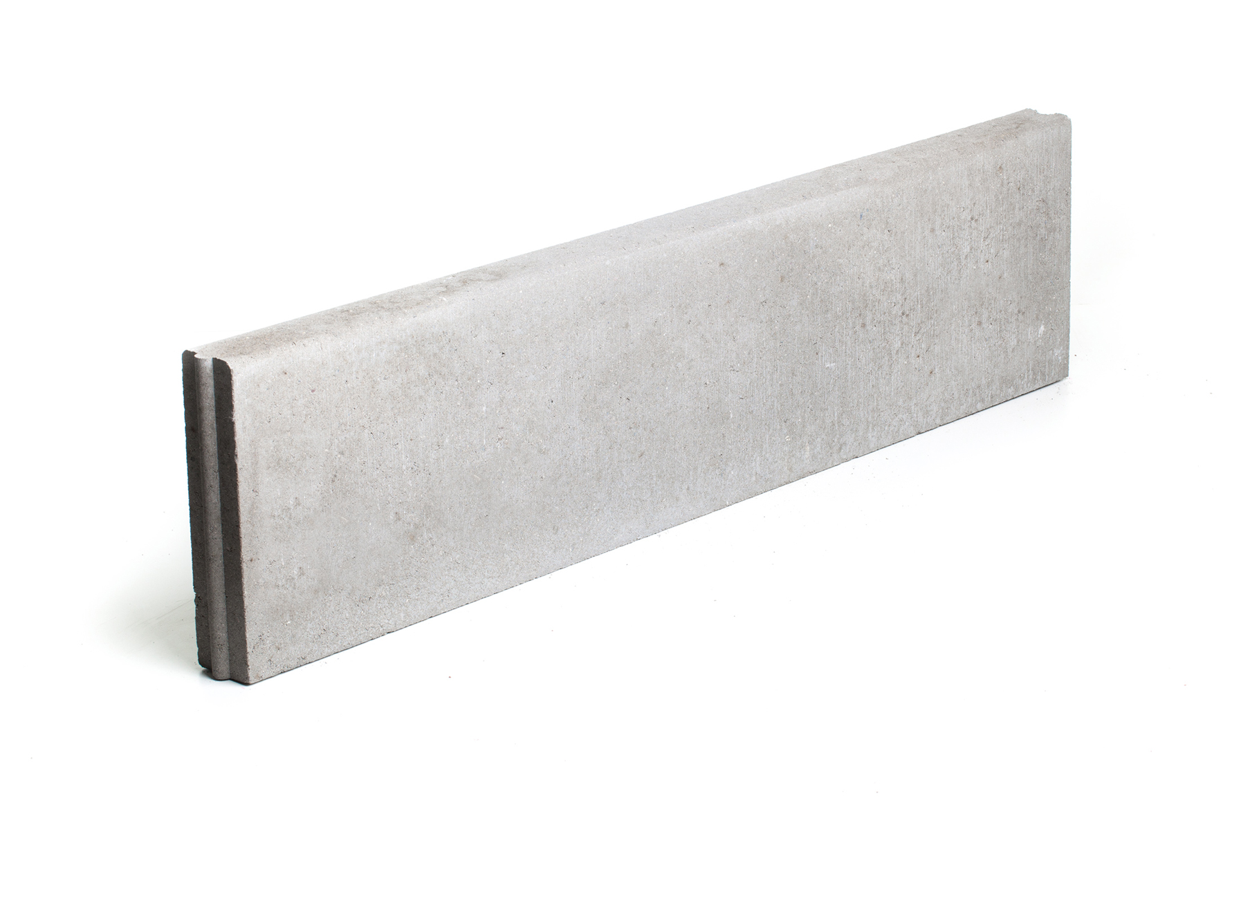 BORDURE DROITE EN BETON 100X30X6CM GRIS