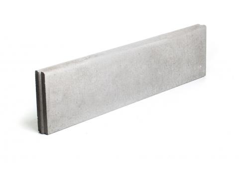 BORDURE DROITE EN BETON 100X30X6CM GRIS