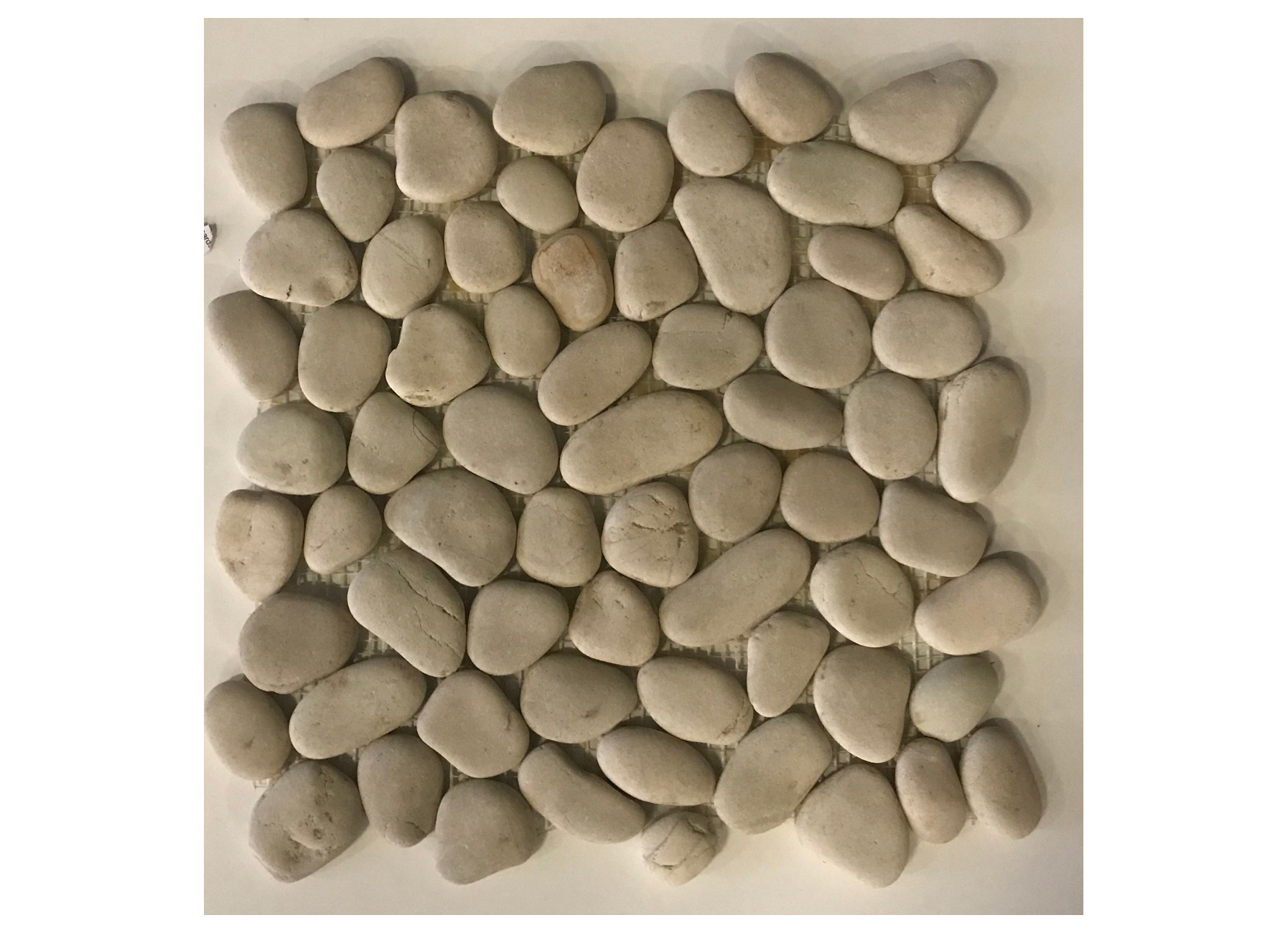 WANDTEGEL BEACHSTONE LICHTBEIGE 30X30CM (LOT=1,8M²)