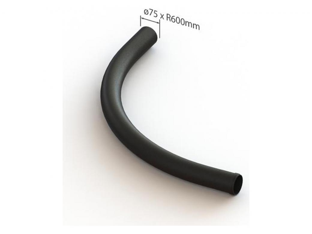 Straalbocht PVC Ø50 tot Ø125 mm